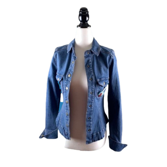 𝅺Free  People Denim Jean Shirt/Jacket - Picture 1 of 10